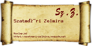 Szatmári Zelmira névjegykártya